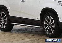 Защита порогов Kia Sorento 2012- d57