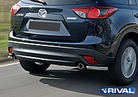 Защита заднего бампера Mazda CX-5 2011-2017 d42 уголки