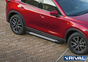 Пороги на Mazda CX-5 2017- "Bmw-Style"