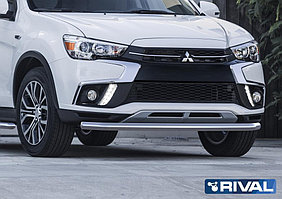 Защита переднего бампера Mitsubishi ASX 2017- d57