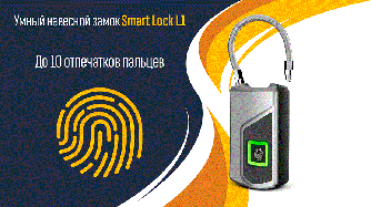 Биометрический замок  навесной  Smart Lock