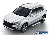 Пороги на Mitsubishi ASX 2017- "Silver"