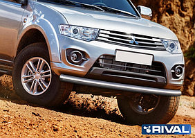 Защита переднего бампера Mitsubishi L200 2006-2015 d76