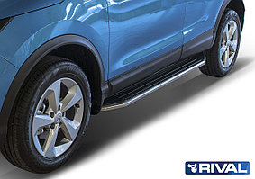 Пороги на Nissan X-Trail 2015+ "Premium"