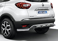 Renault Kaptur 2016- d57 бұрыштарының артқы бампер қорғанысы