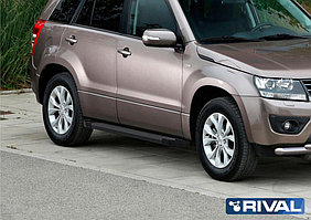Пороги на Suzuki Grand Vitara, 5D 2005-2016 "Black"
