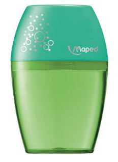 Точилка с контейнером Maped Shaker (на один карандаш) зеленый - фото 1 - id-p65351087
