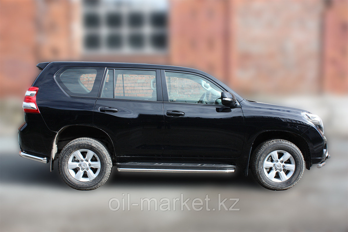 Защита порогов для Toyota Land Cruiser Prado 150 (2009-2017г) - фото 2 - id-p65351913