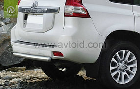 Защита заднего бампера для Toyota Land Cruiser Prado 150 (2009-2017г), фото 4