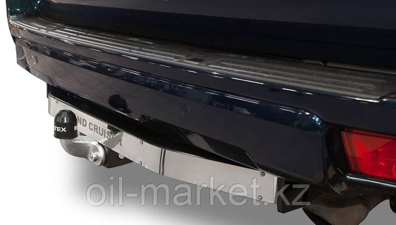 Защита заднего бампера уголки двойные для Toyota Land Cruiser Prado 150 (2009-2017г) - фото 5 - id-p65352153