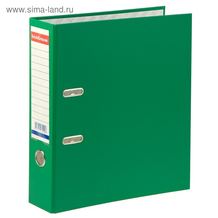 Папка-регистратор А4, 70мм GRANITE, разборный, зелёный, пластиковый карман, картон 1.75мм, вместимость 450 листов