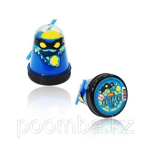 Slime(Слайм) "Ninja" Смешивай цвета 2 в 1, Синий, Желтый, 130гр