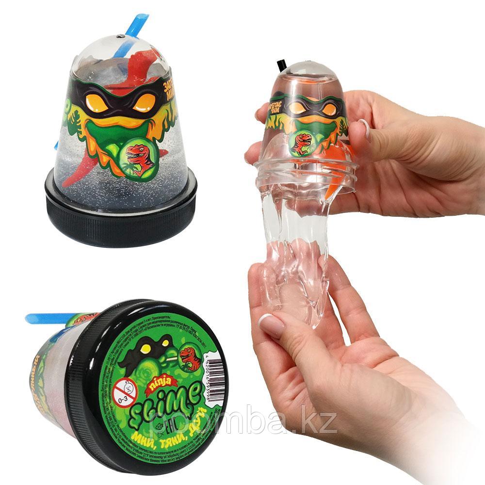 Slime(Слайм) "Ninja" Затерянный мир с фигуркой Динозавра, 130гр