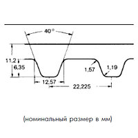 XH 630 200 ремень Optibelt ZR