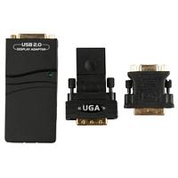USB to UGA Multi - Display Adapter, USB-ден VGA, DVI және HDMI бейне адаптері (цифр, аналог)