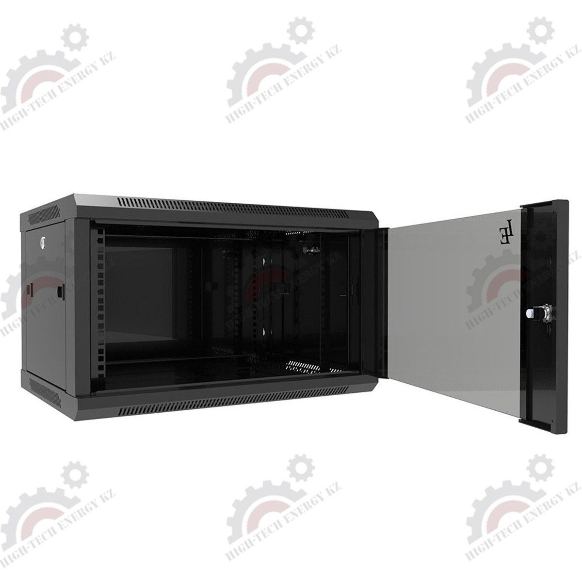 Шкаф серверный настенный LATITUDA 6U, 600*450*367 мм цвет черный - фото 2 - id-p57224897