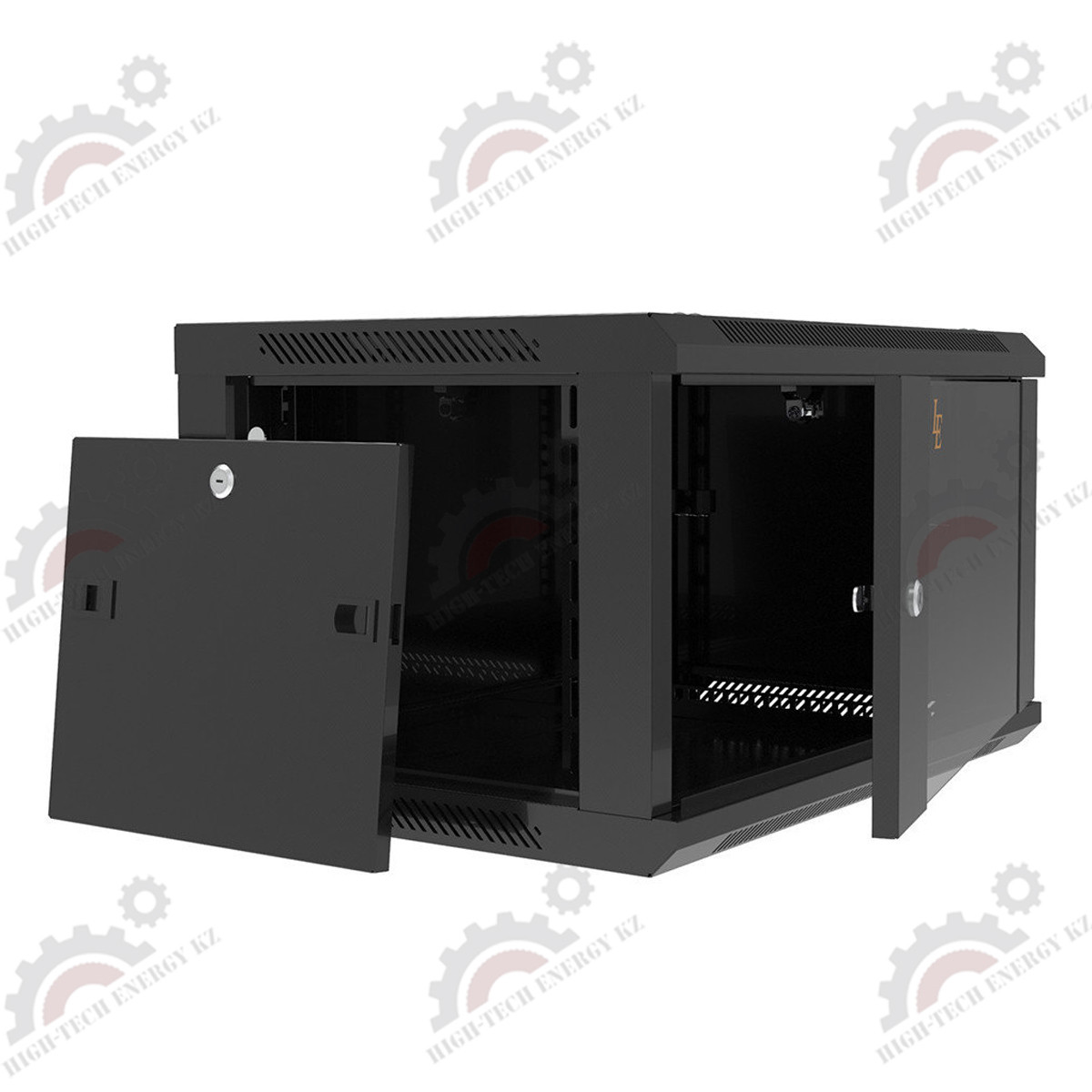 Шкаф серверный настенный LATITUDA 6U, 600*450*367 мм цвет черный - фото 3 - id-p57224897