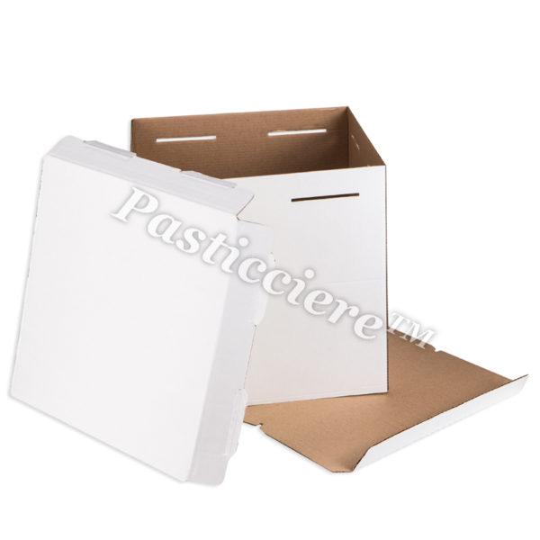 Короб картонный белый, 300*300*300 Pasticciere (10шт/уп) (4156) - фото 4 - id-p65374249