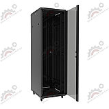 Шкаф серверный напольный LATITUDA 22U, 600*1000*1075мм, цвет черный, передняя дверь стеклянная, фото 2