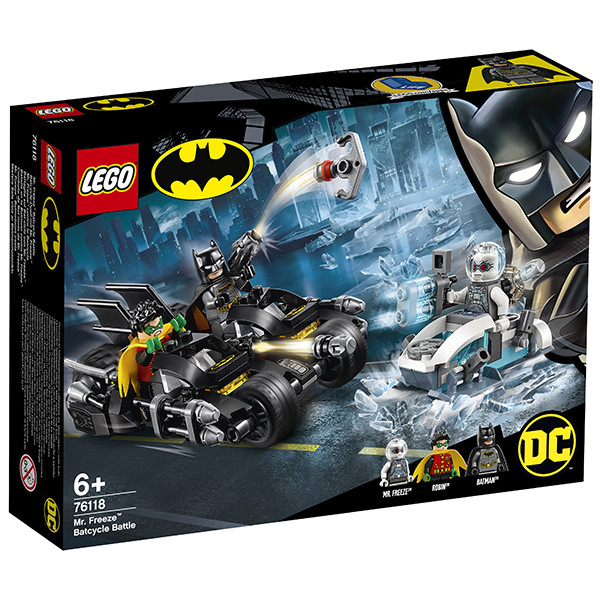 LEGO Super Heroes Конструктор ЛЕГО Супер Герои Гонка на мотоциклах с Мистером Фризом