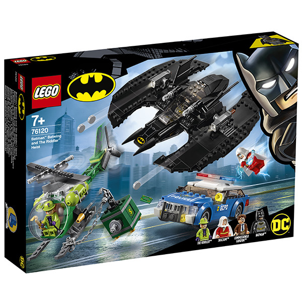LEGO Super Heroes 76120 Конструктор ЛЕГО Супер Герои Бэткрыло Бэтмена и ограбление Загадочника