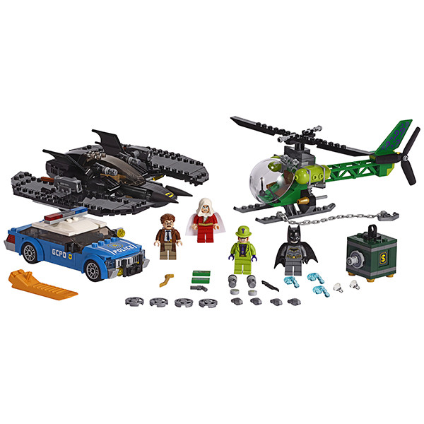 LEGO Super Heroes 76120 Конструктор ЛЕГО Супер Герои Бэткрыло Бэтмена и ограбление Загадочника