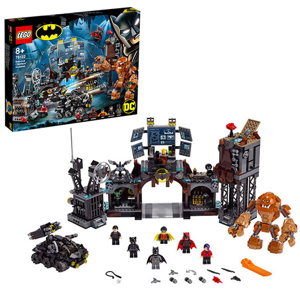 LEGO Super Heroes 76122 Конструктор ЛЕГО Супер Герои Вторжение Глиноликого в бэт-пещеру