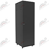 Шкаф серверный напольный LATITUDA 37U, 600*600*1738,5мм, цвет черный, передняя дверь стеклянная, фото 2
