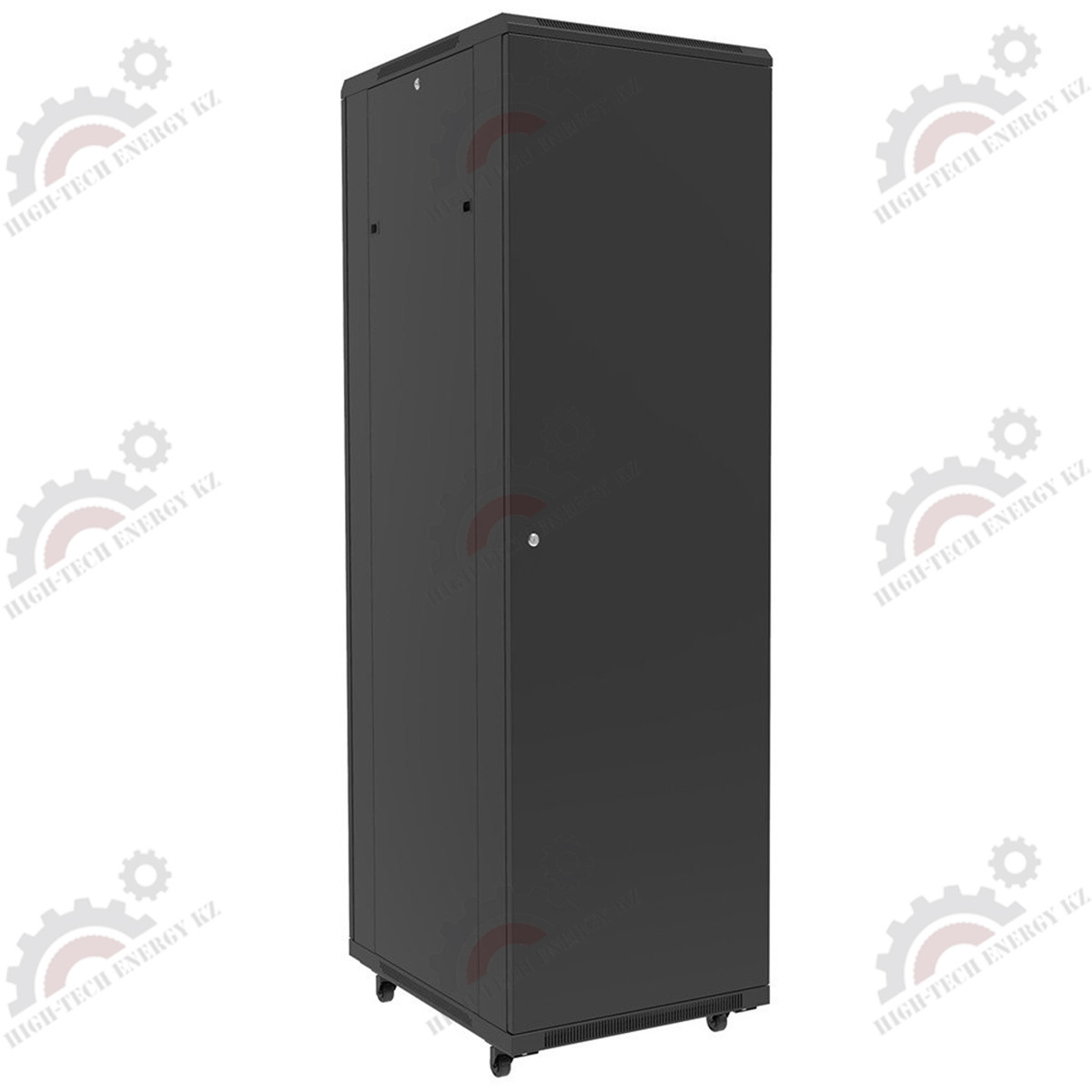 Шкаф серверный напольный LATITUDA 37U, 600*800*1738,5мм, цвет черный, передняя дверь стеклянная