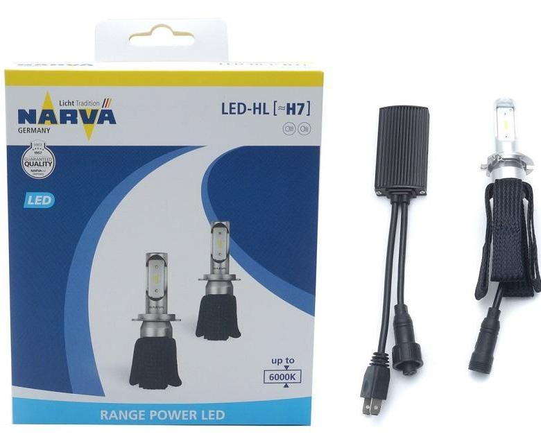 Светодиодные лампы для автомобиля Narva H7 LED Range Power 6000K с цоколем - фото 2 - id-p65376200