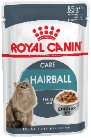 Влажный корм для кошек для выведения комочков шерсти Royal Canin Hairball Care в соусе RC168 12*85 гр Влажный корм для кошек для выведения комочков шерсти Royal Canin Hairball Care в соусе