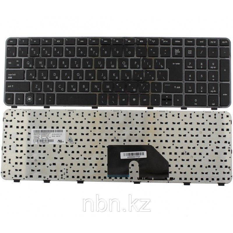 Клавиатура для ноутбука HP Pavilion dv6-6000 / dv6-6100 / dv6-6b00  RU c рамкой