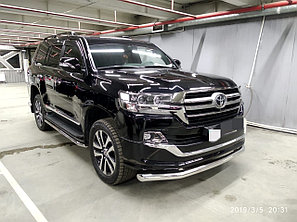 Защита переднего бампера длинная для Toyota Land Cruiser 200 ( Executive 2016-), фото 2