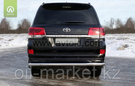 Защита заднего бампера длинная для Toyota Land Cruiser 200 ( Executive 2016-), фото 3