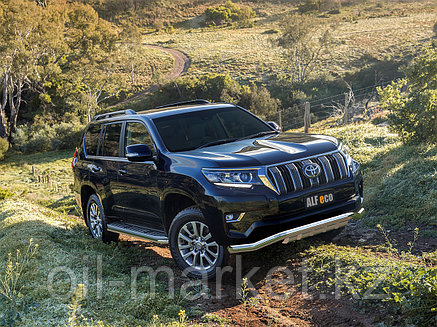 Защита переднего бампера волна с защитой для Toyota Land Cruiser Prado 150 (2017г-), фото 3