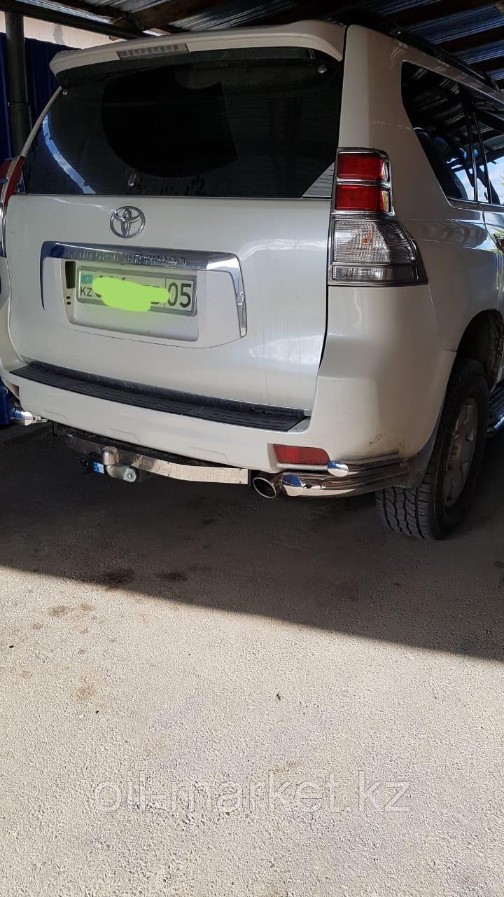 Защита заднего уголки одинарные для Toyota Land Cruiser Prado 150 (2017г-) - фото 9 - id-p65378999