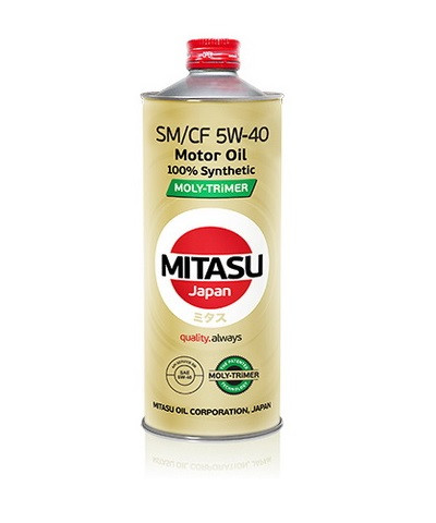 Синтетическое моторное масло MITASU SM/CF 5W-40 Synthetic 1L
