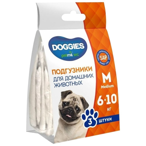 DOGGIES Petmil WC Подгузник д/жив. M по 3 шт.