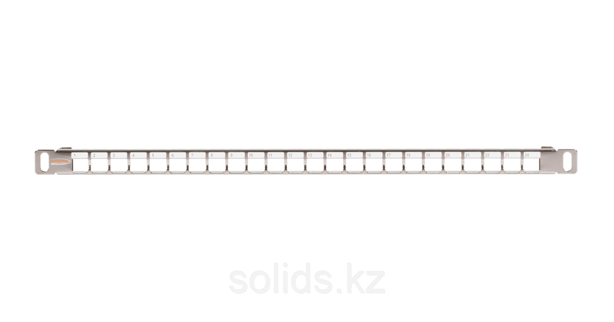 Патч-панель 1U наборная под 24 модуля Keystone UTP/STP, металлик, шт