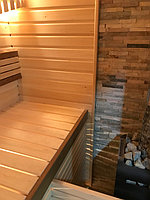 Реконструкция русской бани с дровяной печью. Размер = 2,5 х 1,7 х 2,1 м. Адрес: г. Алматы, Калкаман, мкр-н Шугыла, ул. Сыгай. 10