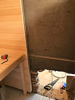 Реконструкция русской бани с дровяной печью. Размер = 2,5 х 1,7 х 2,1 м. Адрес: г. Алматы, Калкаман, мкр-н Шугыла, ул. Сыгай. 20