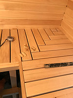 Реконструкция русской бани с дровяной печью. Размер = 2,5 х 1,7 х 2,1 м. Адрес: г. Алматы, Калкаман, мкр-н Шугыла, ул. Сыгай. 21