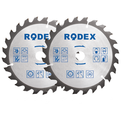 Диск по дереву крупный зуб 115ММ*24Т (Rodex)