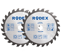 Диск пильный по дереву крупный зуб 115мм 24Т RODEX RTS24115