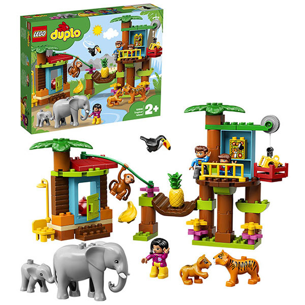 LEGO DUPLO 10906 Конструктор ЛЕГО ДУПЛО Тропический остров