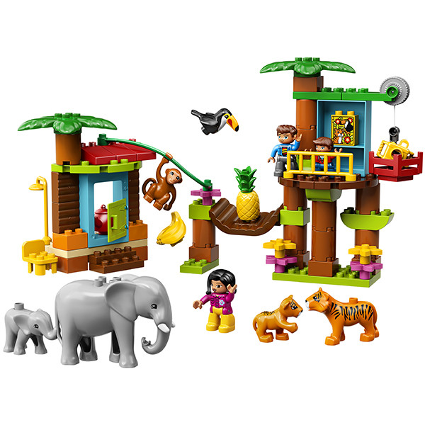 LEGO DUPLO 10906 Конструктор ЛЕГО ДУПЛО Тропический остров