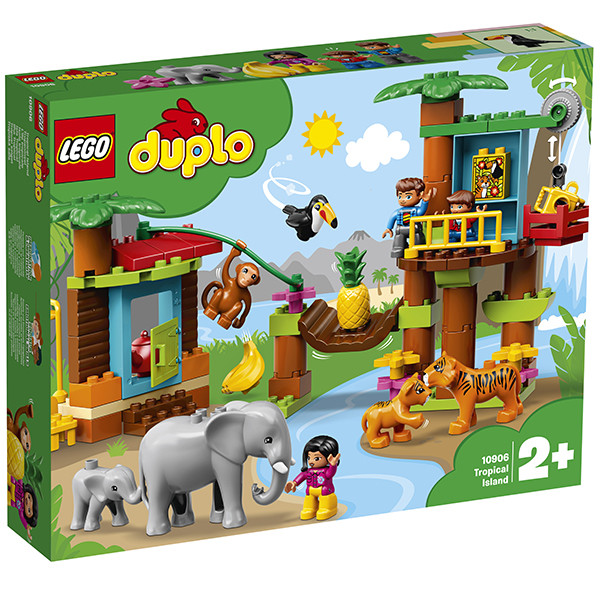 LEGO DUPLO 10906 Конструктор ЛЕГО ДУПЛО Тропический остров