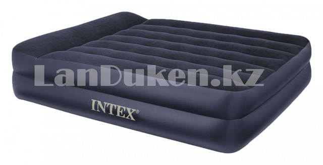 Надувной матрас двуспальный с подушкой Intex 152*203*42 см 64124