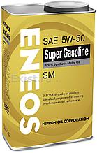 Масло моторное Eneos Super Gasoline SM 5W-50 100% Synthetic 1L