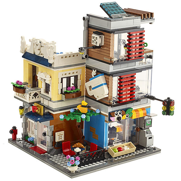 LEGO Creator 31097 Конструктор ЛЕГО Криэйтор Зоомагазин и кафе в центре города